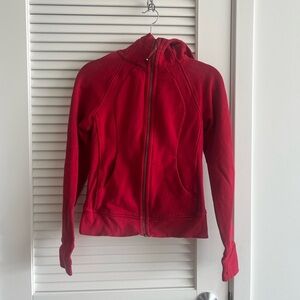 Lululemon size 4 Scuba Hoodie in Red